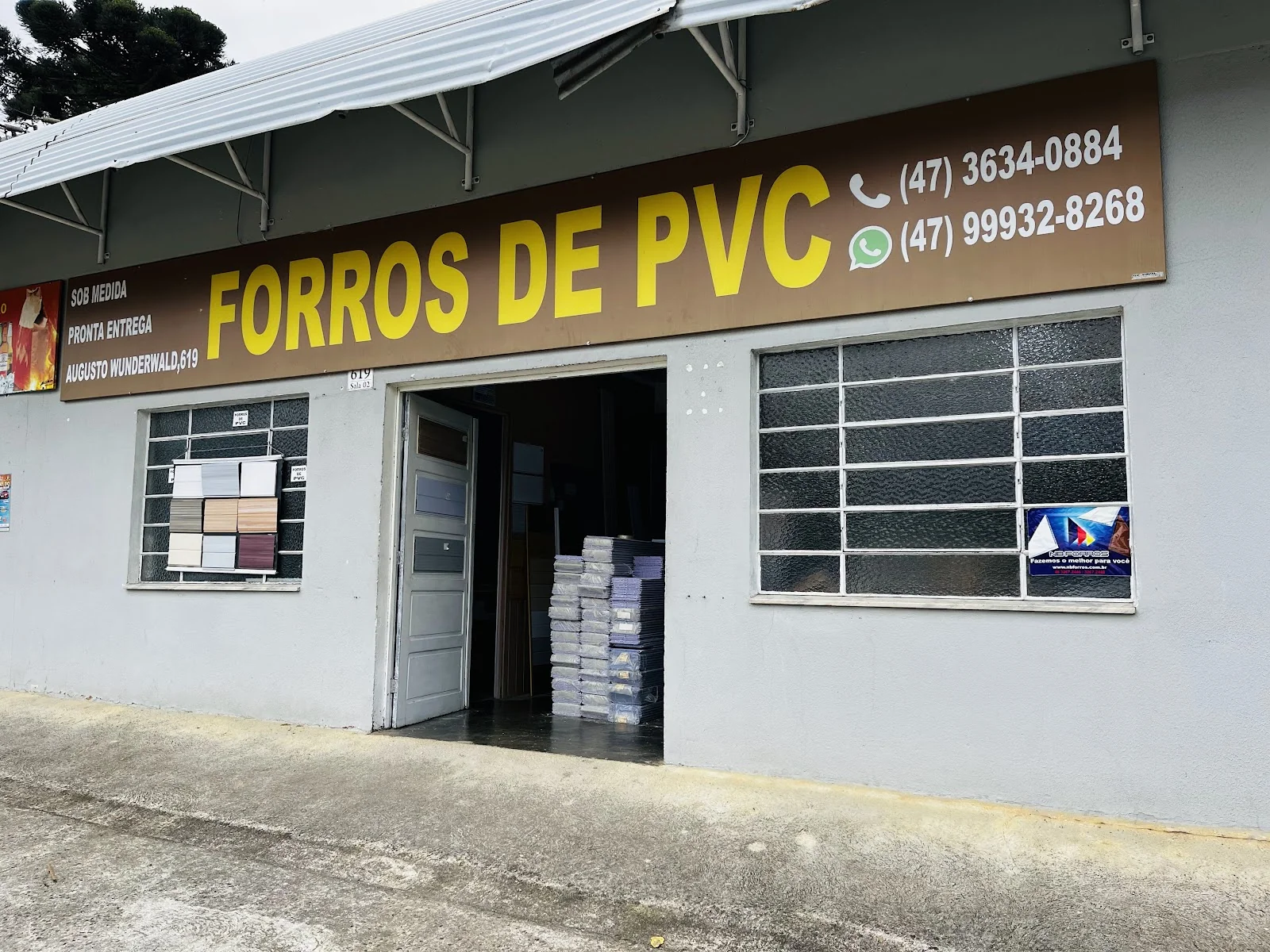 Fachada de Só Forros PVC
