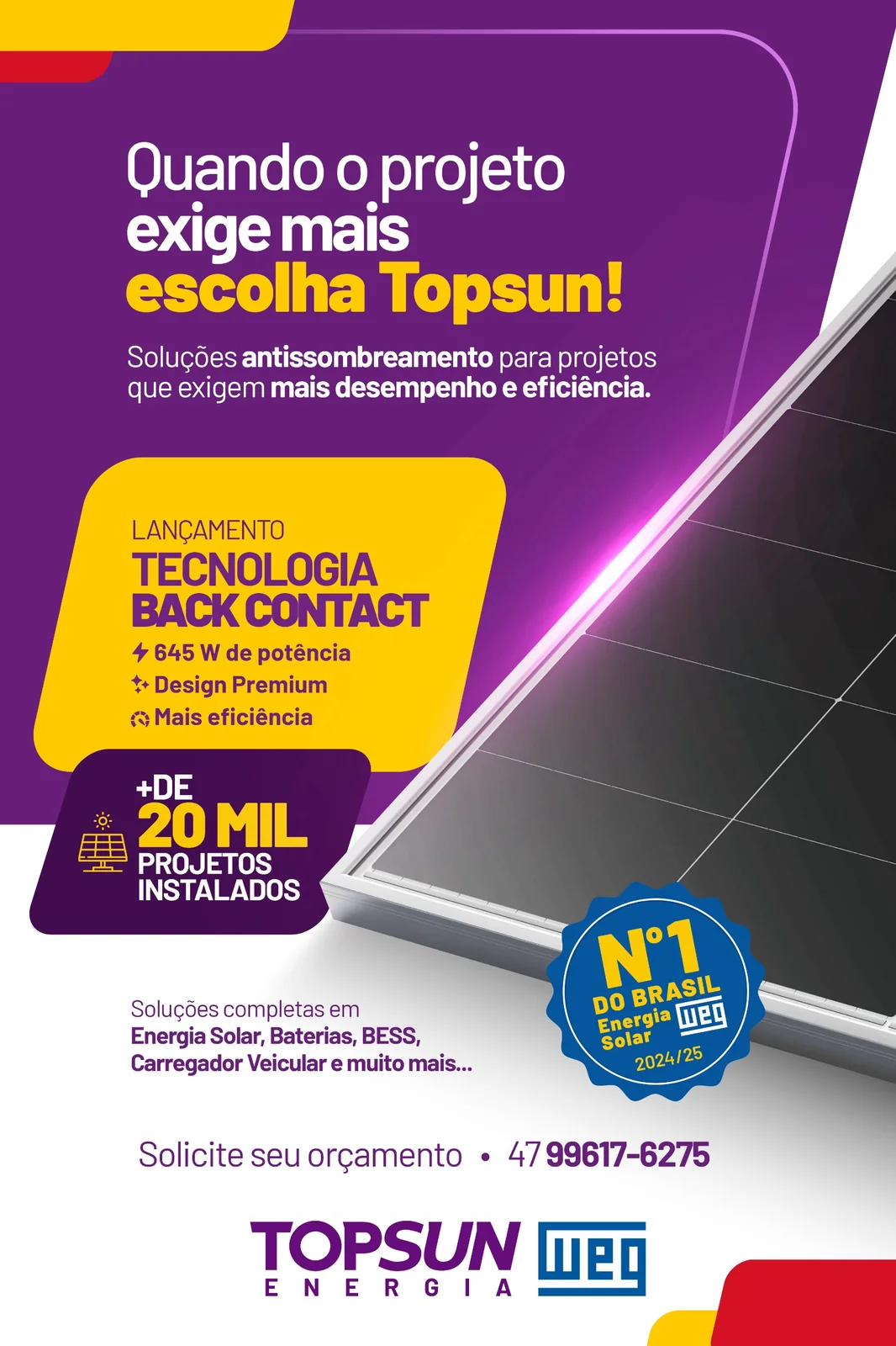Topsun São Bento do Sul — Energia Solar em São Bento do Sul-SC (foto 3)