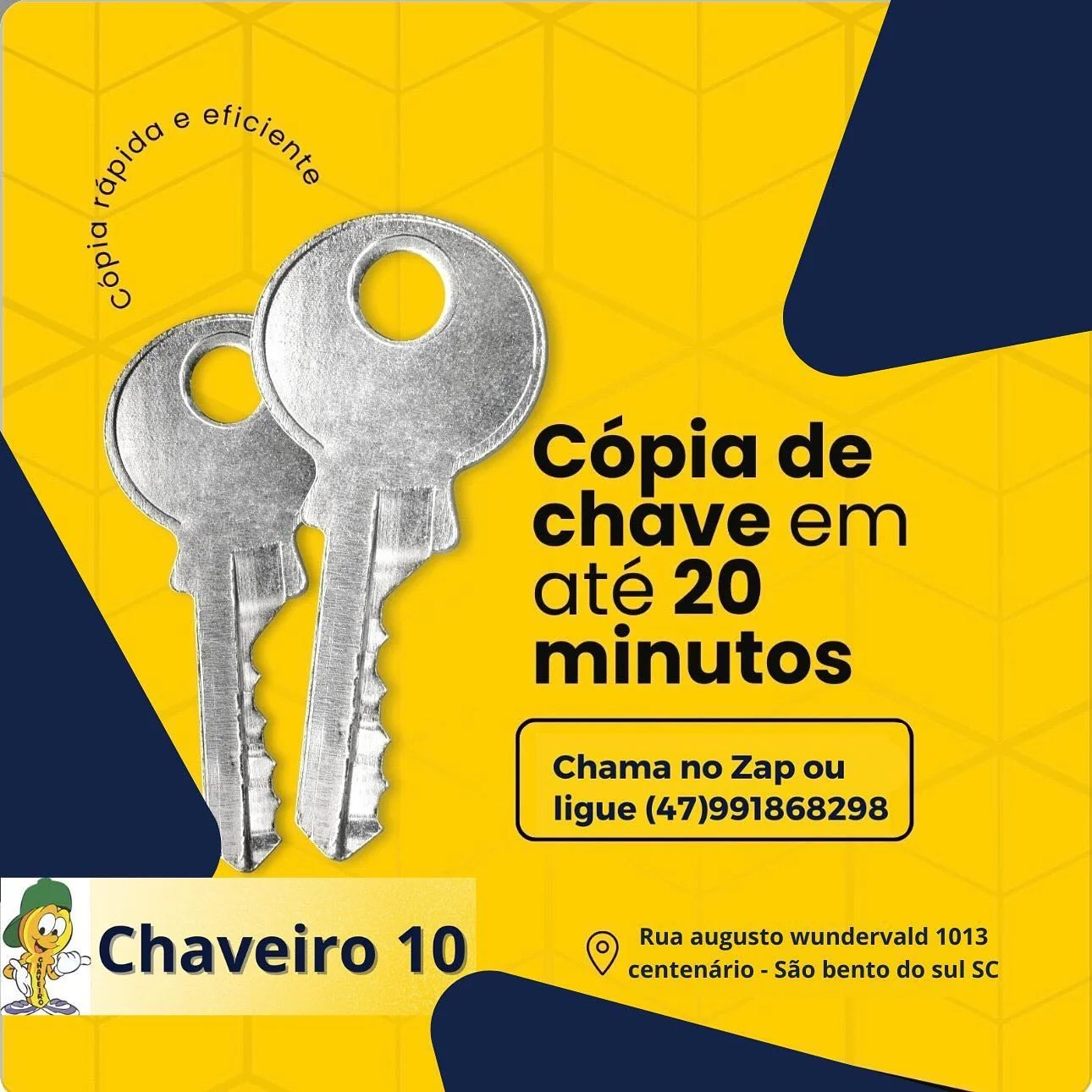Chaveiro 10 — Chaveiros em São Bento do Sul-SC (foto 3)