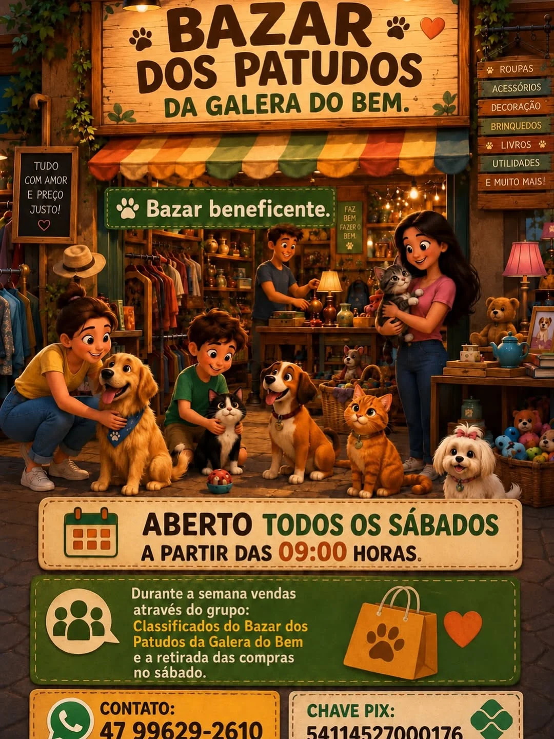ONG Galera do Bem - Bazar dos Patudos — foto